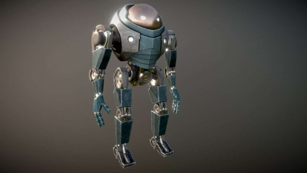 alien robot 3d model