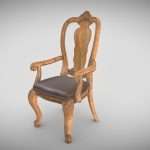 antique furniture 3d chair 3d model