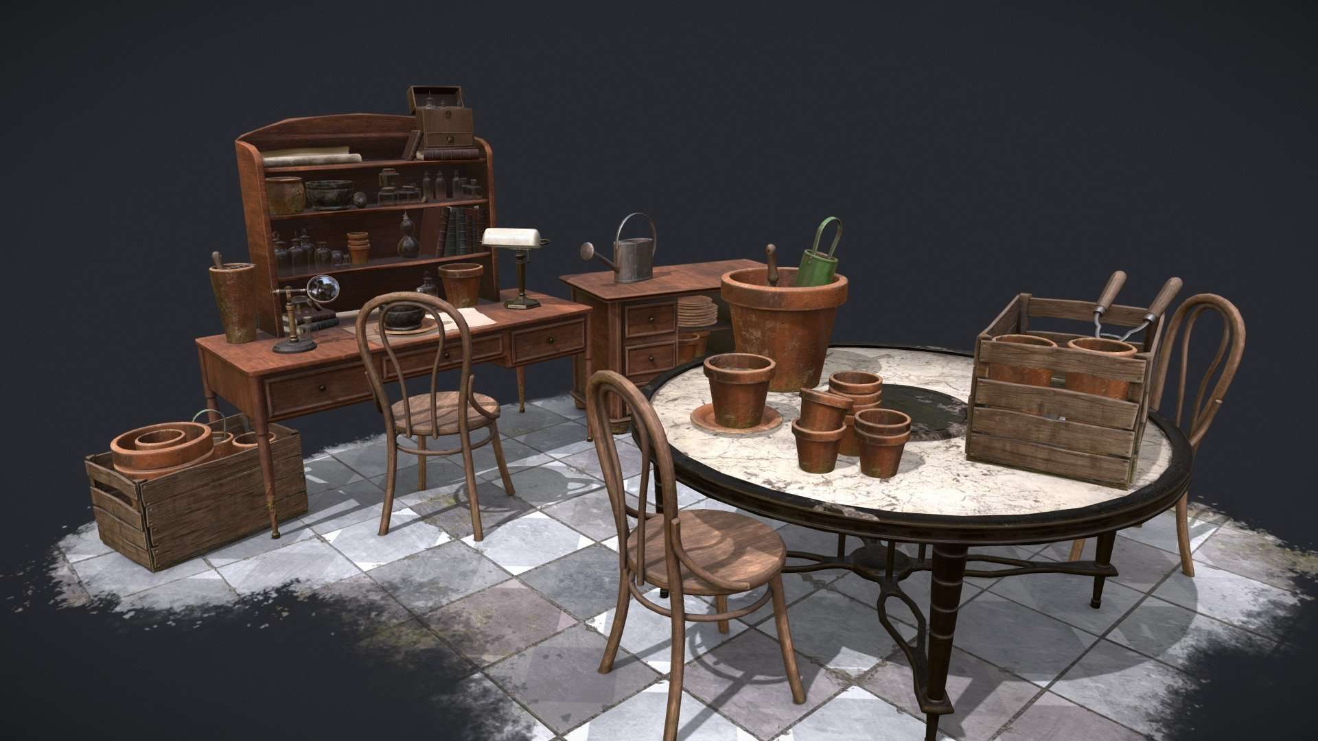 Apothecary Desk