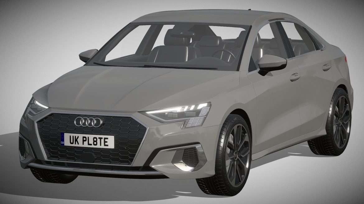 audi a3 3d model