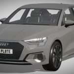 audi a3 3d model