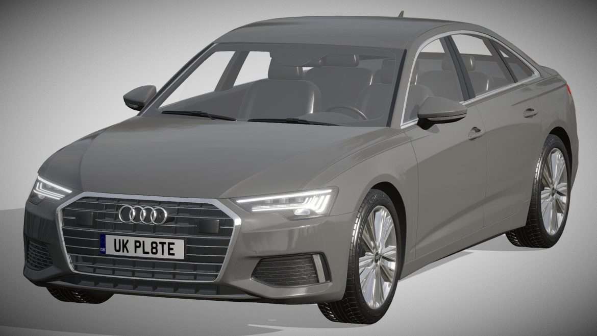audi a6 limousine 3d model