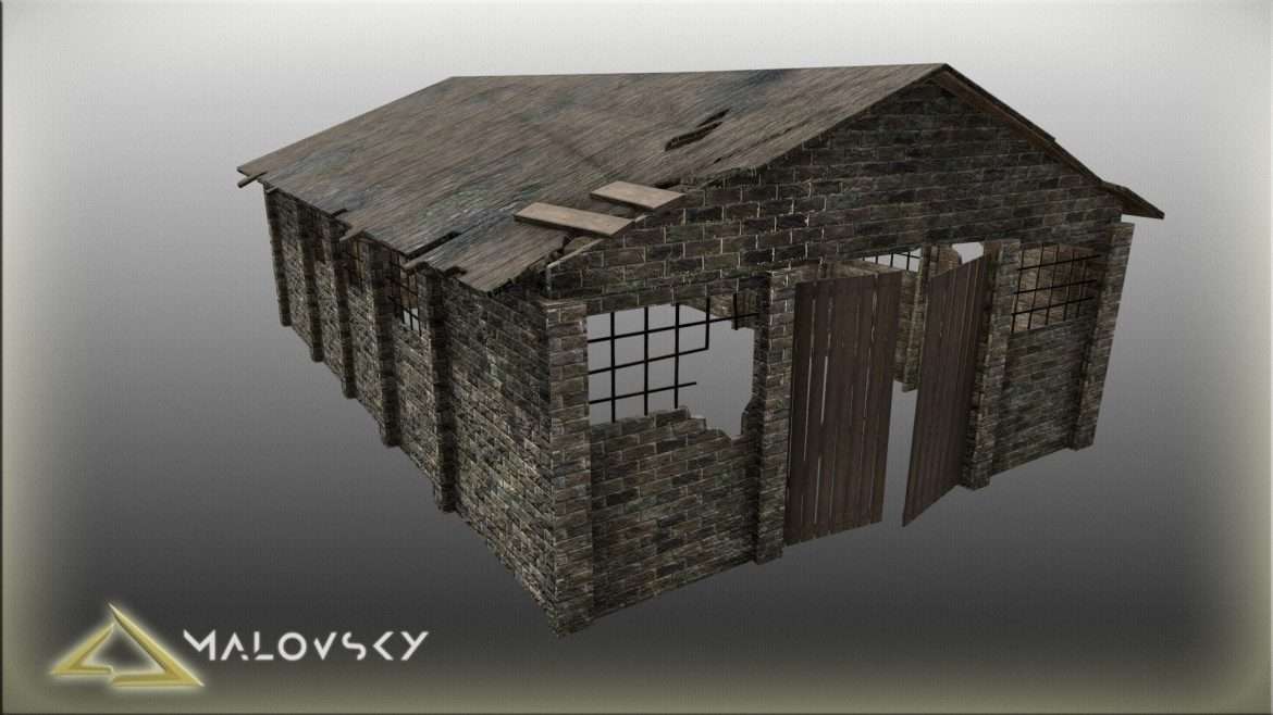 barn 3d model