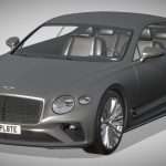bentley continental gt speed 3d model