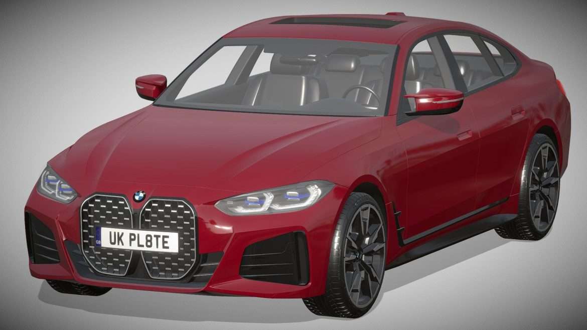 bmw 4er gran coupe 3d model