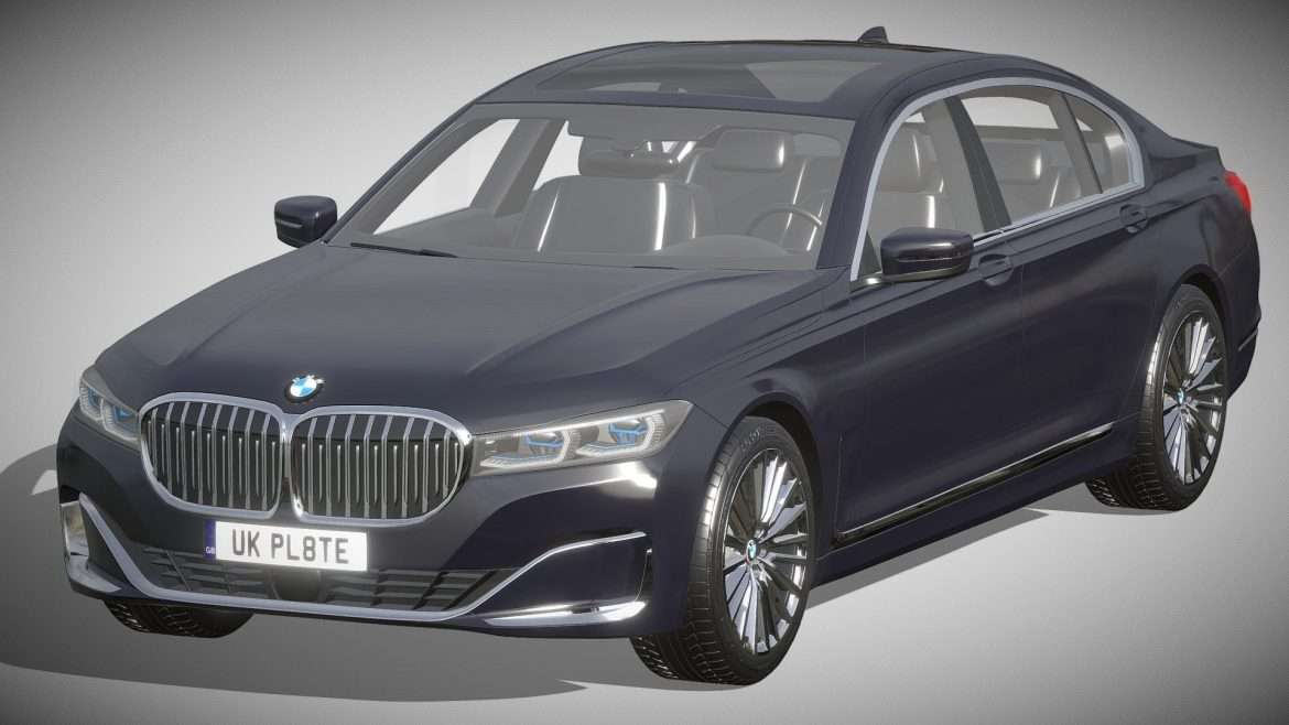 bmw 750li 3d model