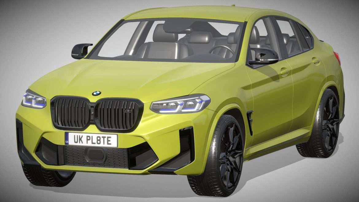 bmw x4 m competition 2022 3d model
