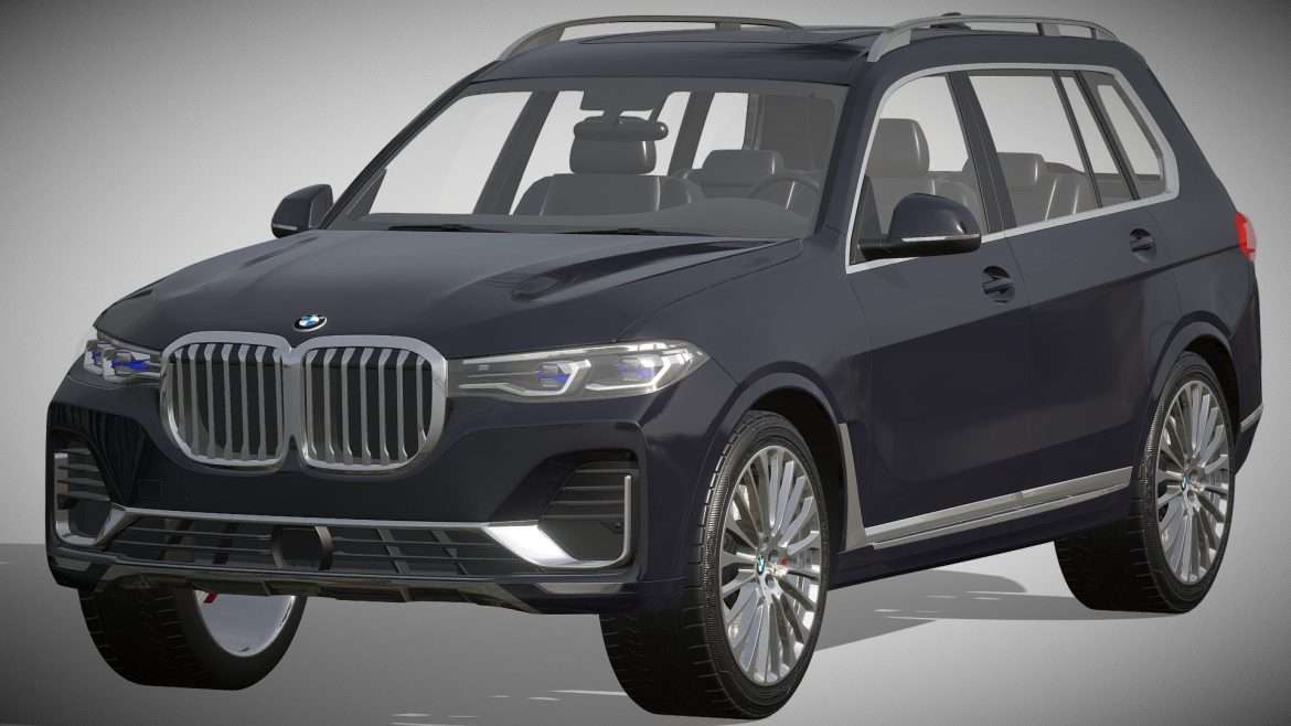 bmw x7 3d model