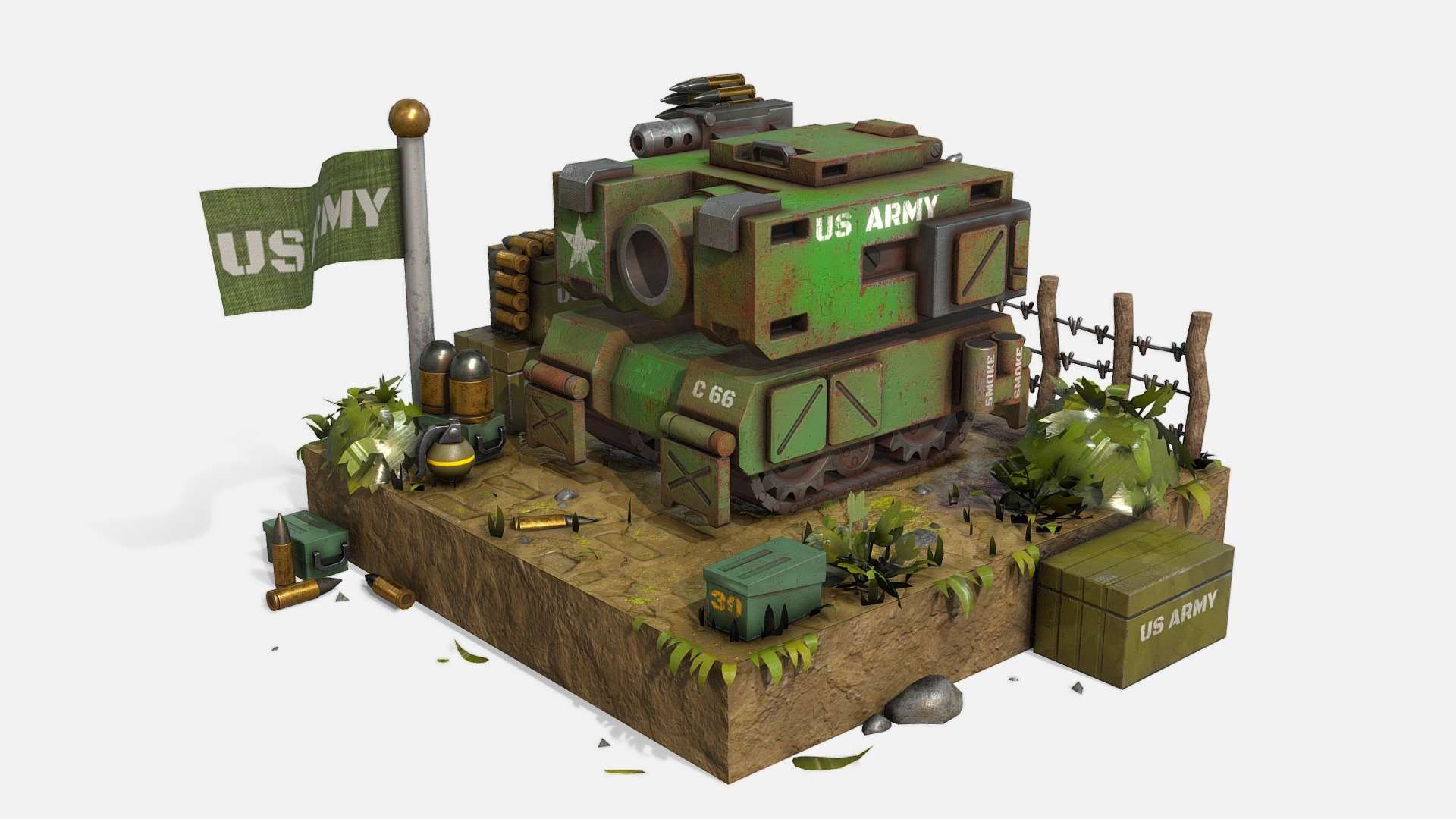 Box Battalion DINK! Vol1, TANKS – 02
