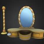 cb salon furniture 3d model