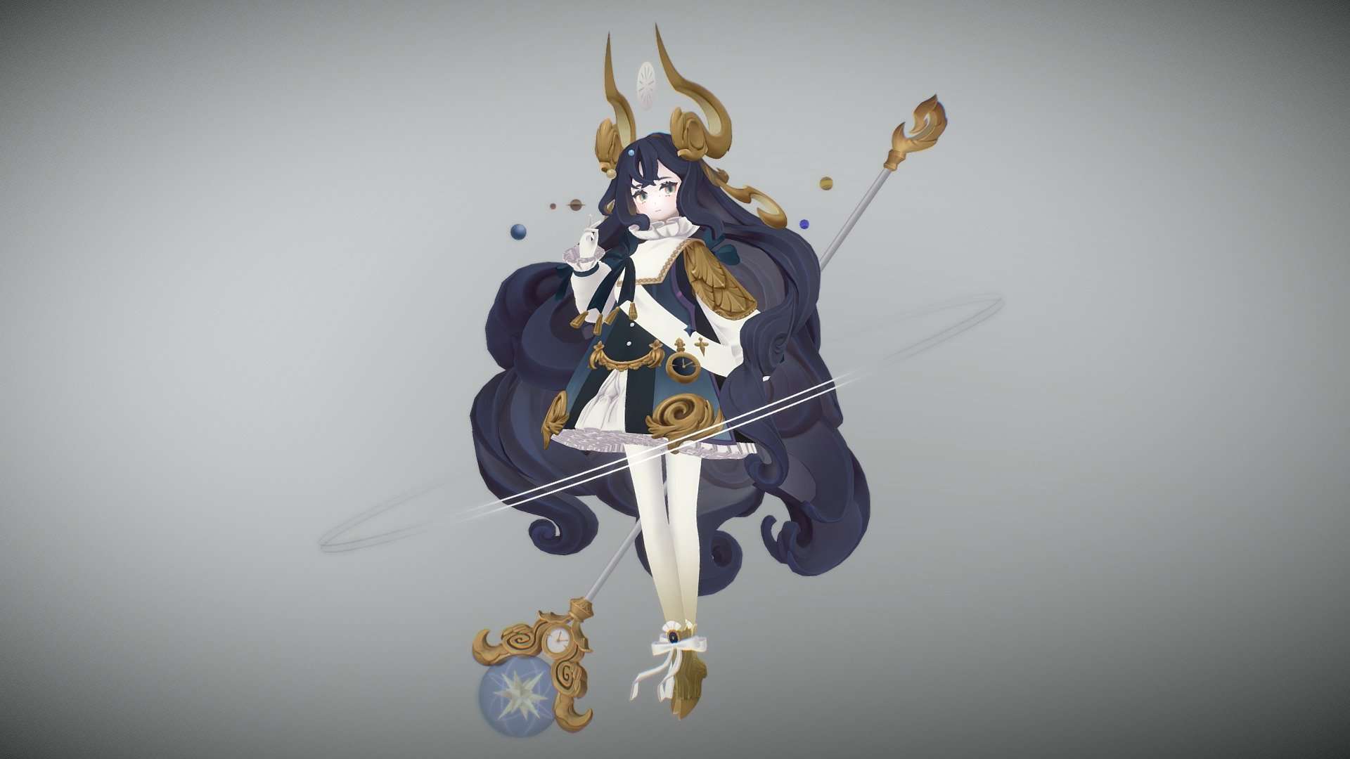 Celestial globe girl
