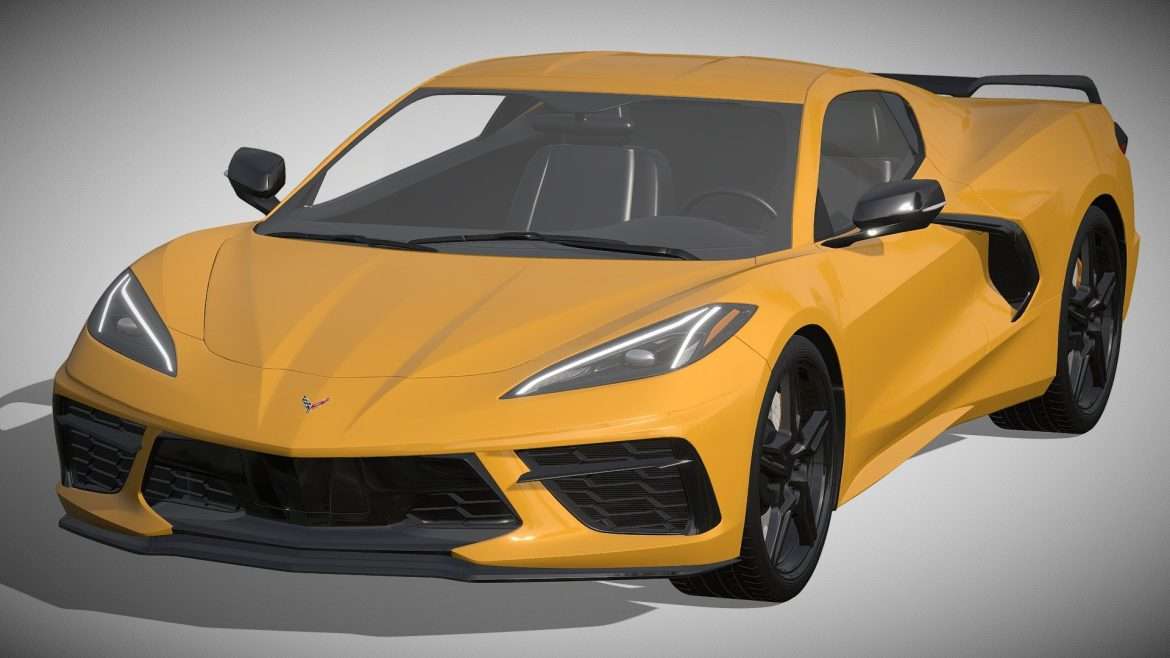 chevrolet corvette c8 2020 stingray 3d model