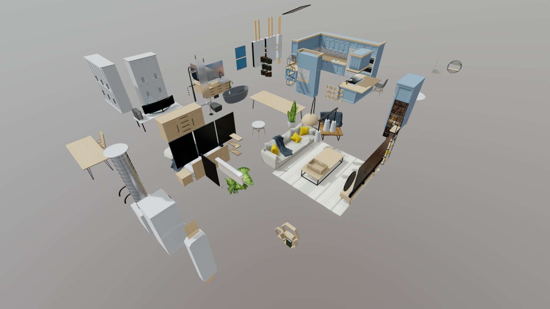 Classic style porch house furniture only pack