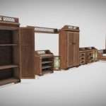 comy furniture set 3d model