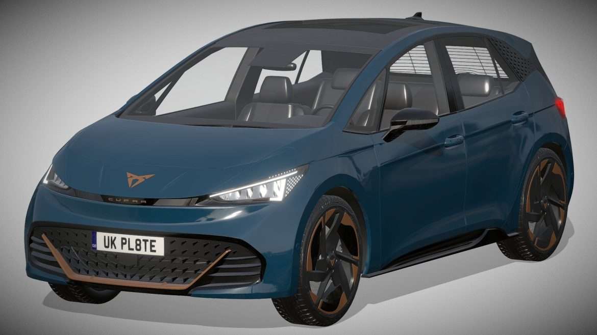 cupra born 3d model