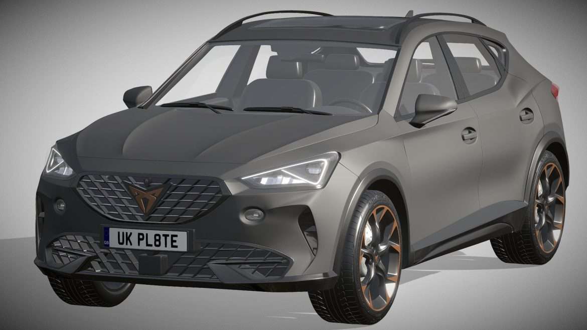cupra formentor 2021 3d model
