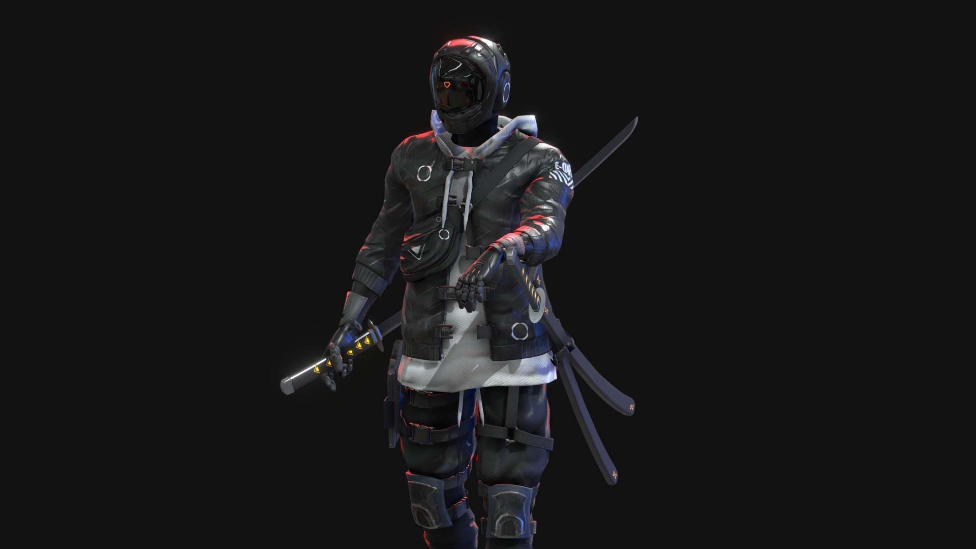 Cyberpunk Azura Robot