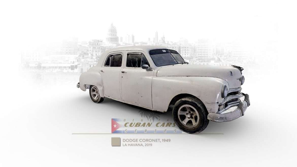 dodge coronet 1949 in la havana 3d model