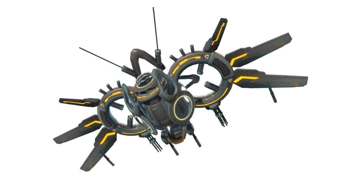 drone alen lava 3d model