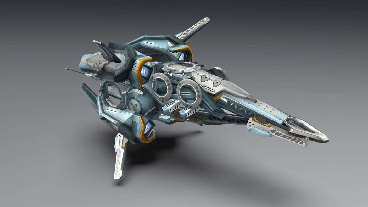 drone v8 cybertech 3d model