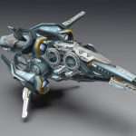 drone v8 cybertech 3d model