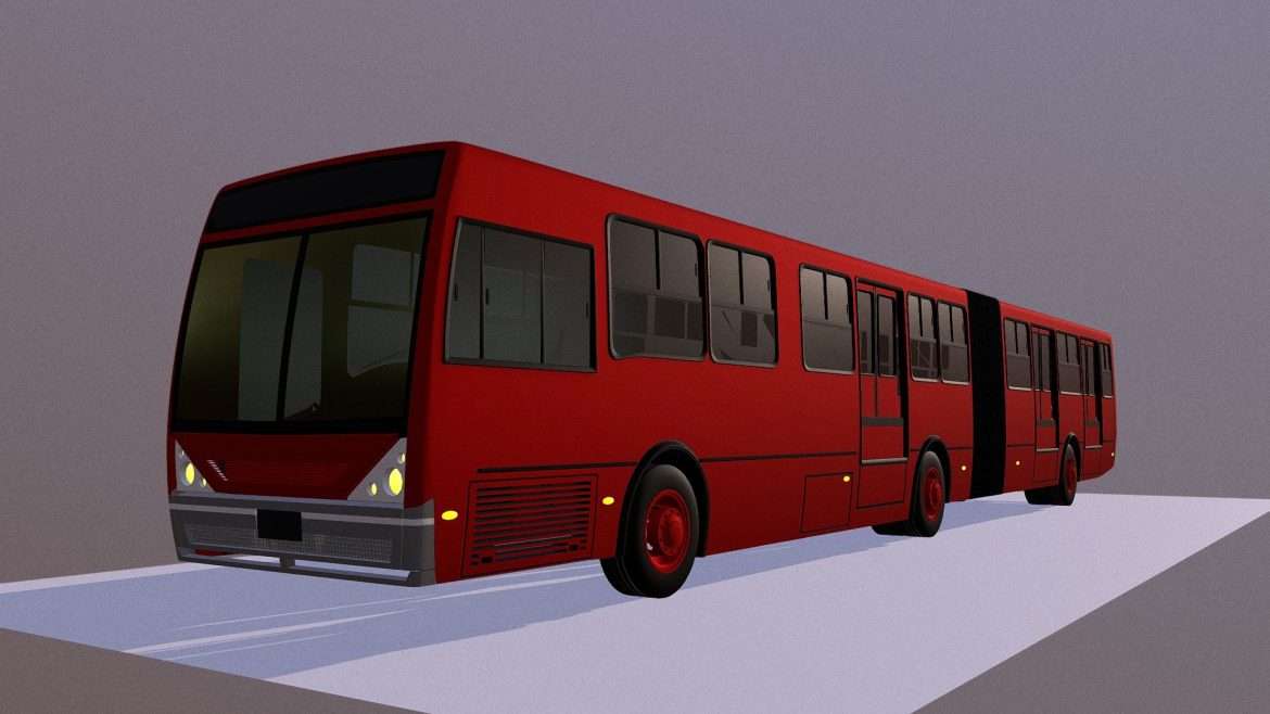 ecovia worm type bus 3d model