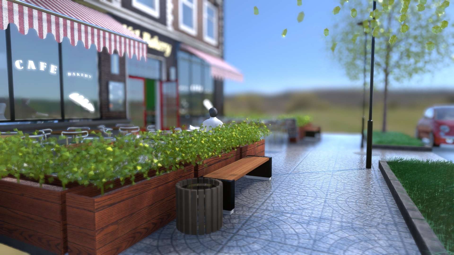 Europe cute cafe – day