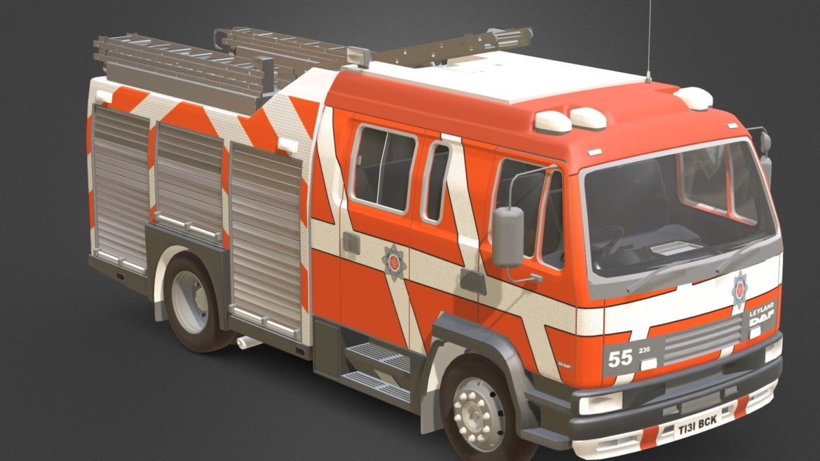 fire truck 3d model
