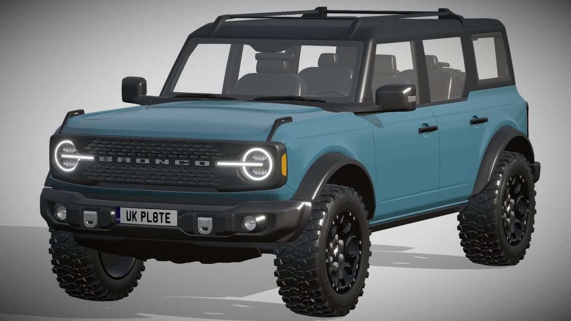 ford bronco 2021 3d model