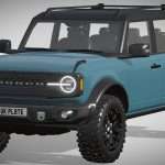 ford bronco 2021 3d model