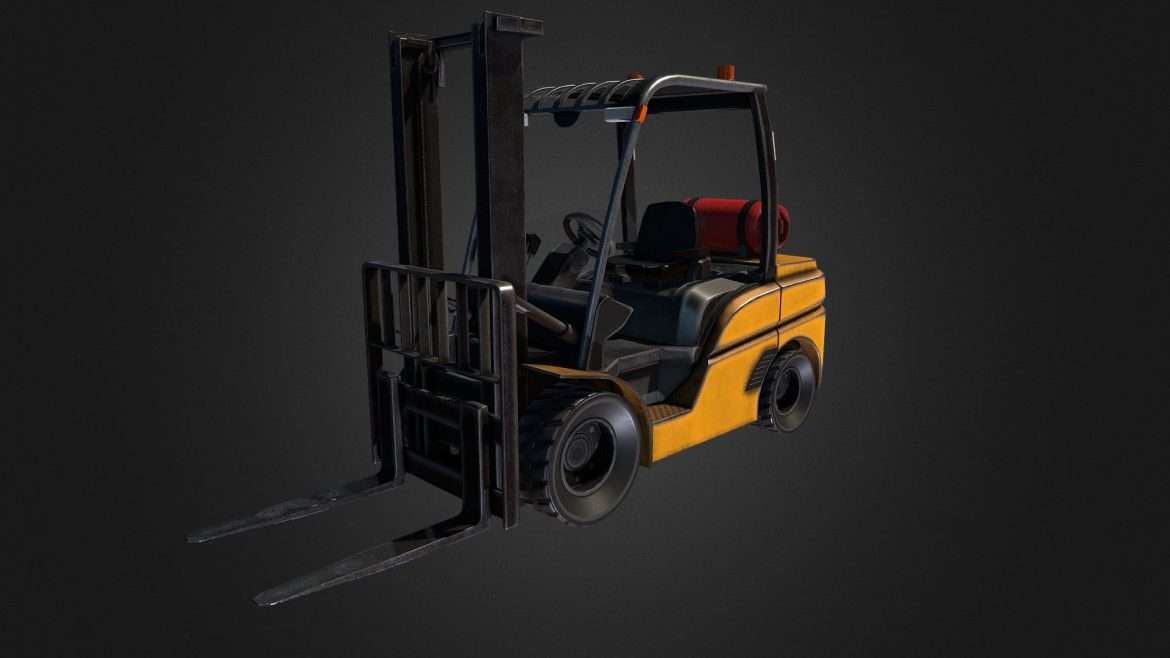 forklift truck 3d model