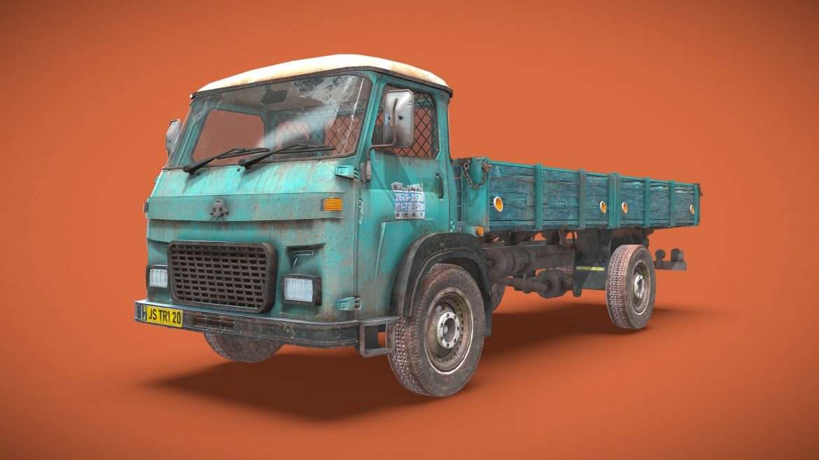 gameready truck 3d model