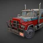 Generic americam semi truck