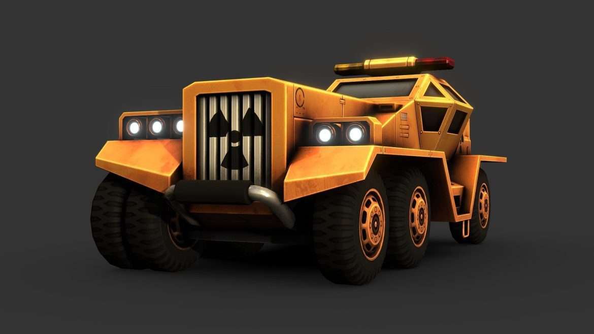 haz mat truck 3d model