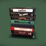 horror movie stack 3d model
