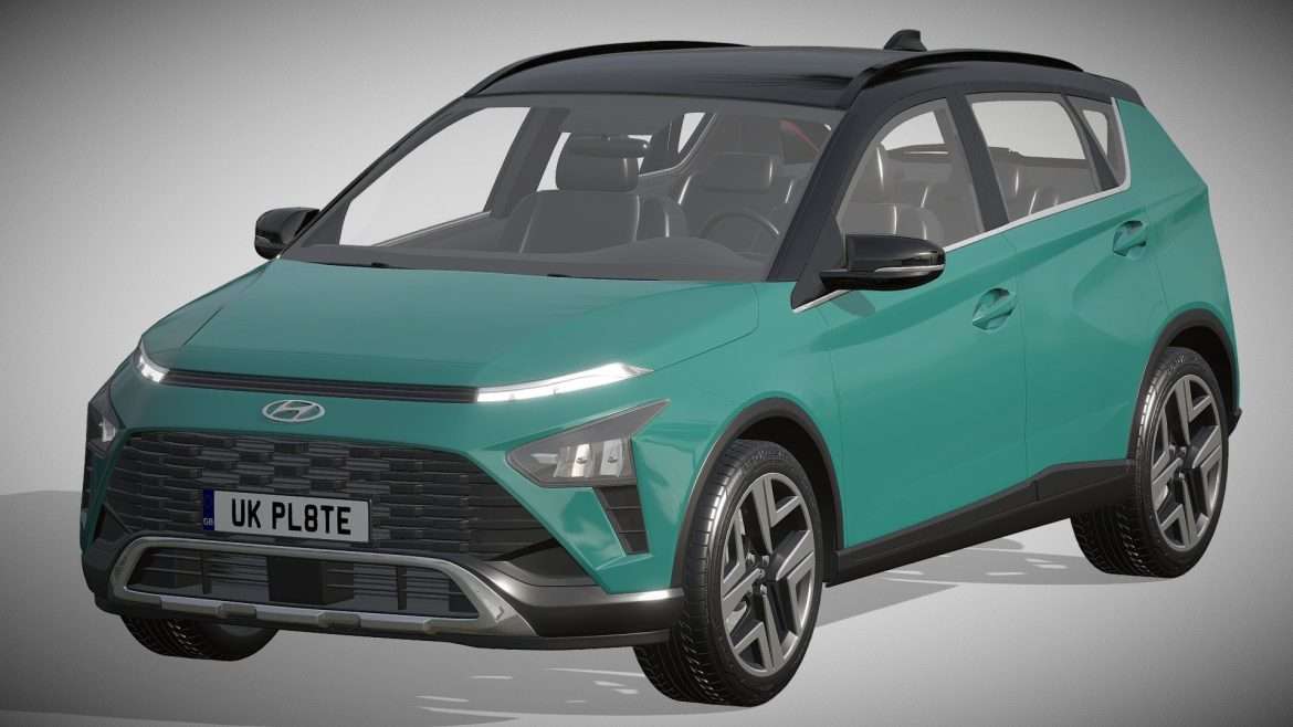 hyundai bayon 3d model
