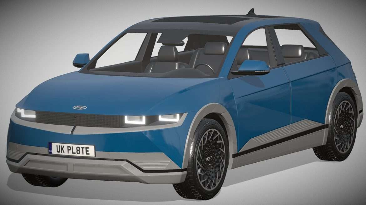 hyundai ioniq 5 2022 3d model