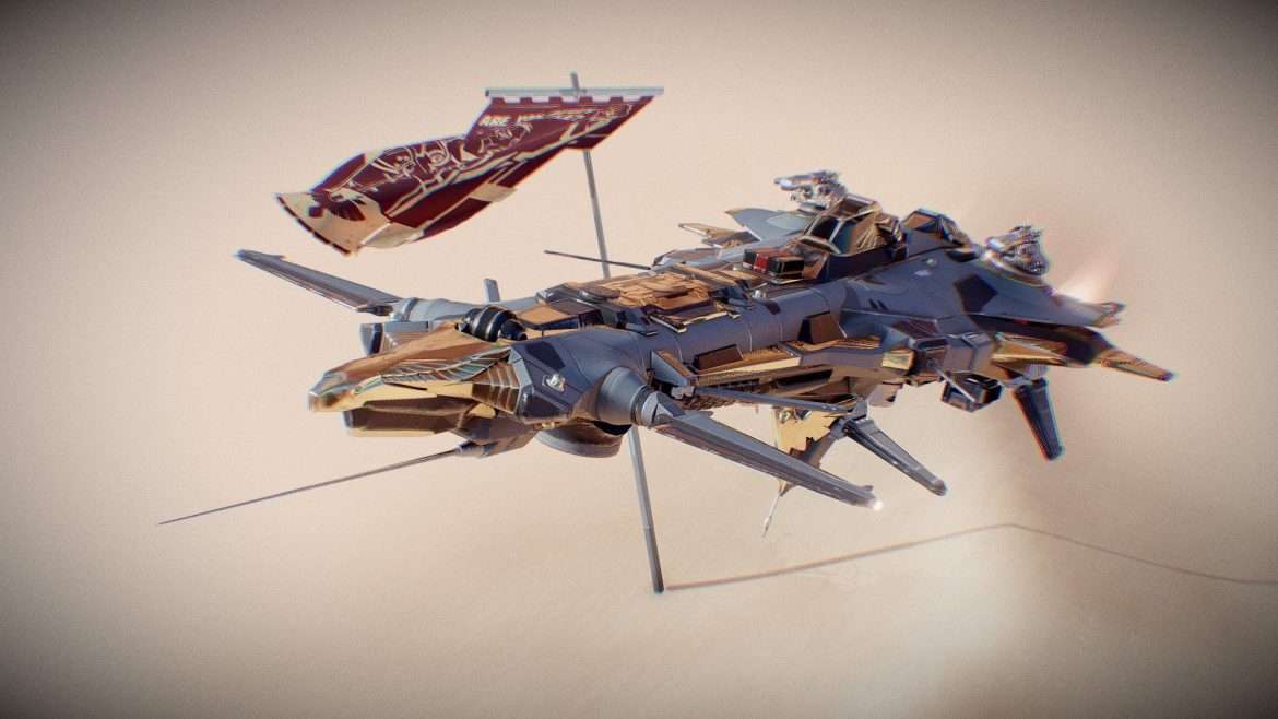 imperial ecm interceptor dyrnwyn rank 17 3d model