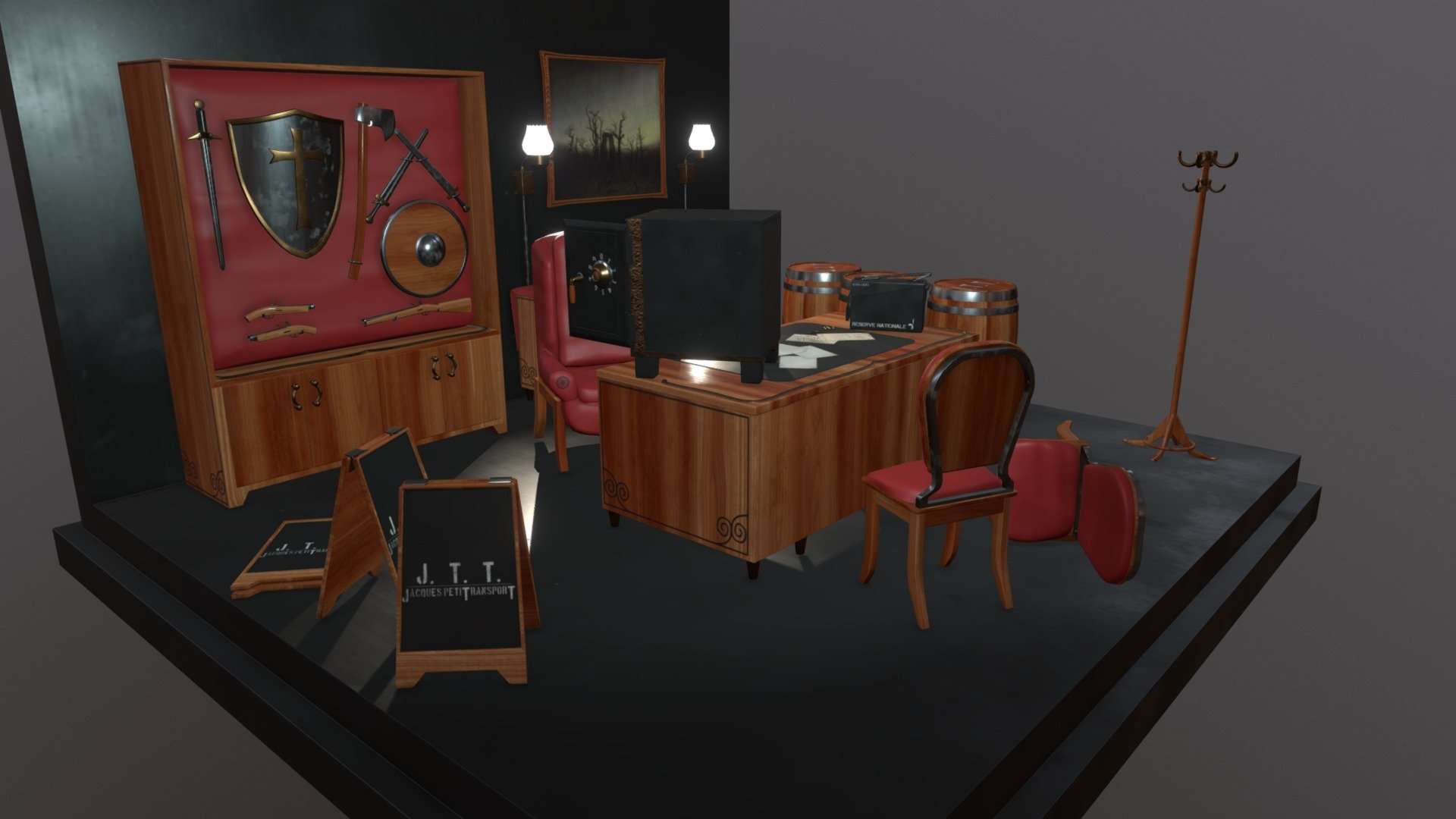 JTT Brass special Jacques’ office