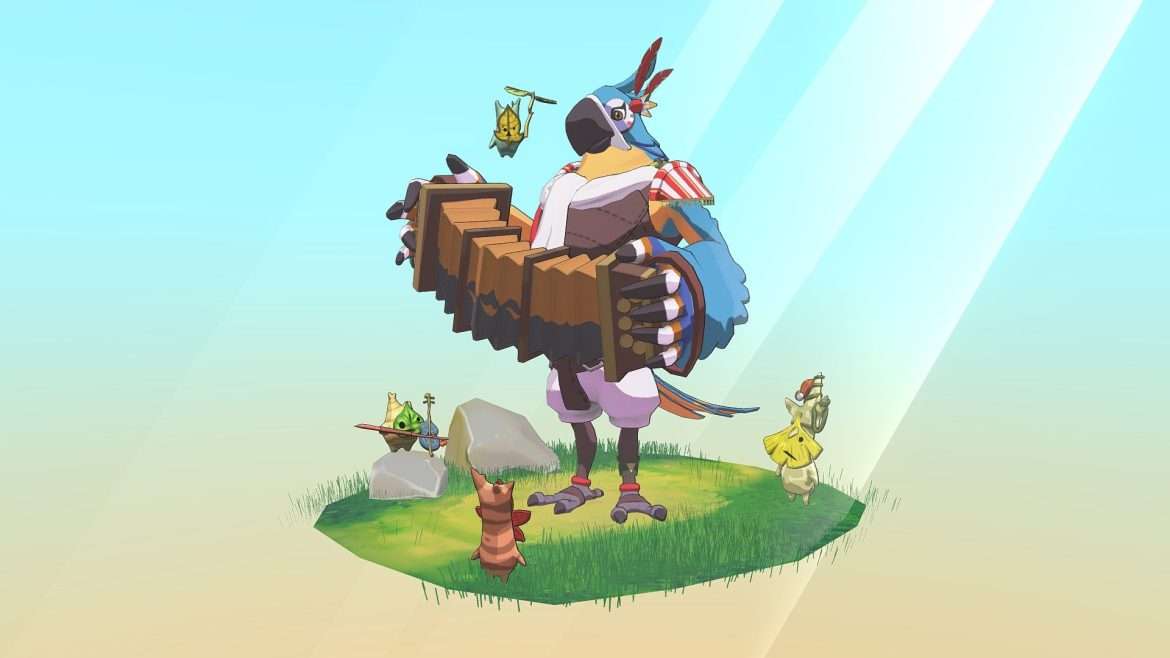kass amp the koroks zelda breath of the wild 3d model