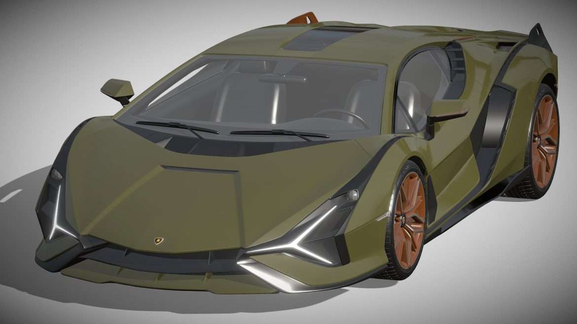 lamborghini sian 3d model