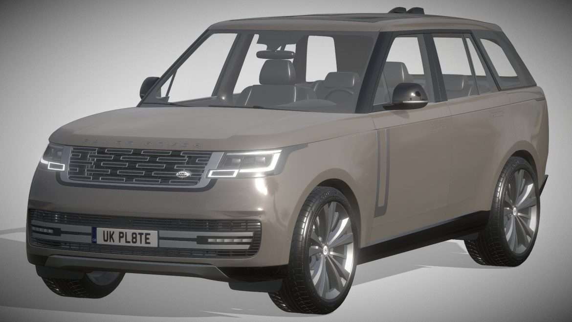 land rover range rover 2022 3d model