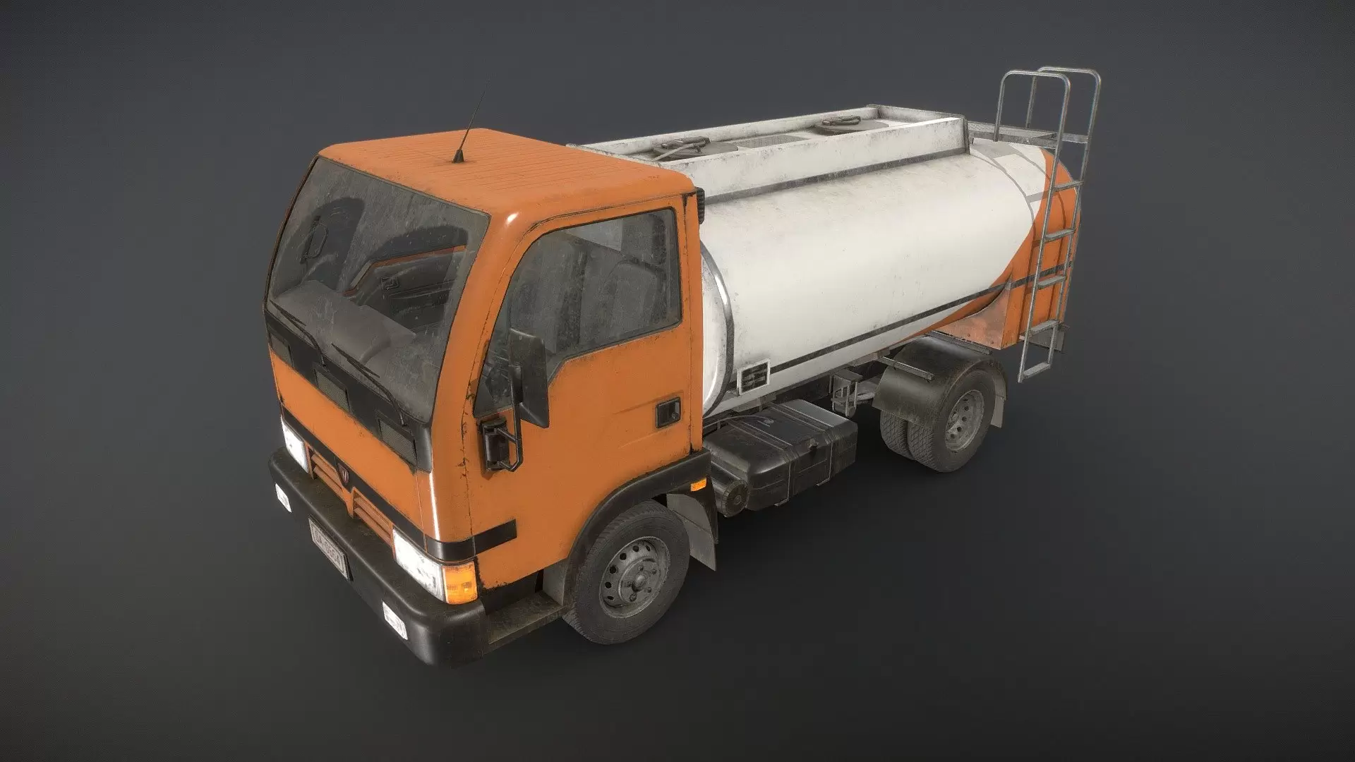 Light Truck Cistern – Low Poly