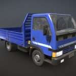 Light Truck Tipper – Low Poly