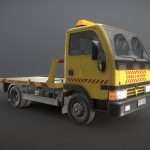 Light Truck Tow – Low Poly