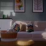 Living Room 2 Isometric LowPoly