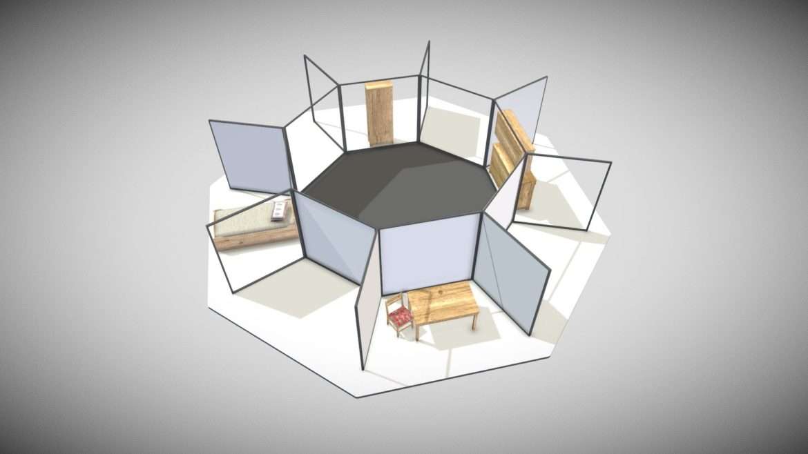local furniture hp part a 3d model