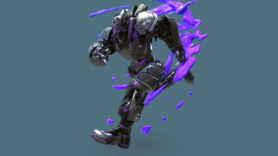low poly robot apollo 3d model