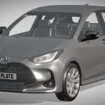mazda 2 hybrid 2022 3d model