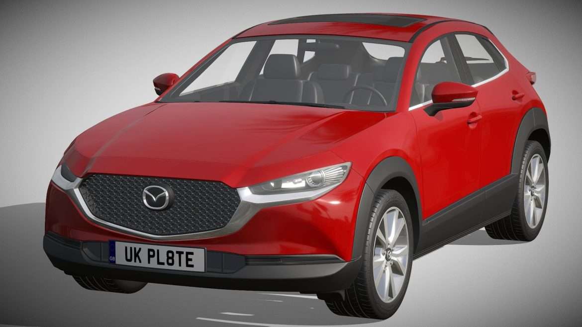 mazda cx 30 3d model